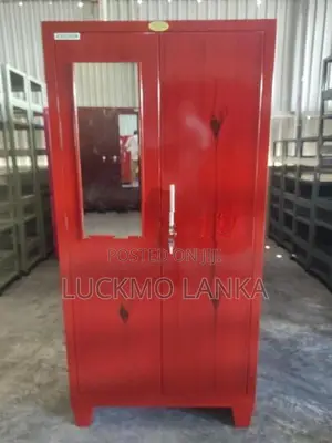 New 5x2.5 Size Steel Cupboard With Mirror (T3)