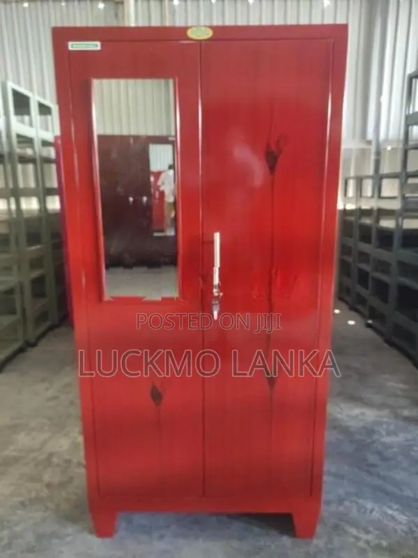 New 5x2.5 Size Steel Cupboard With Mirror (T3)