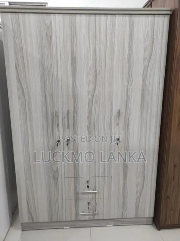 New 3 Door Melamine Cupboard (T14)