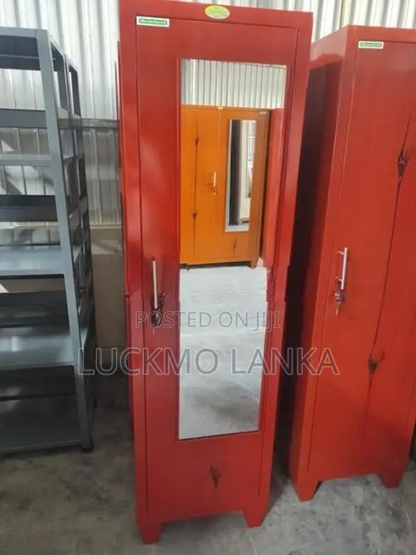 New 6x1.5 Size One Door Steel Cupboard With Mirror (T5)