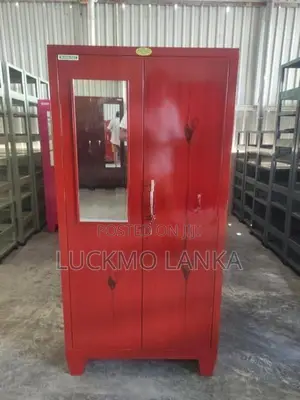 New 5x2.5 Size Steel Cupboard With Mirror (T3)