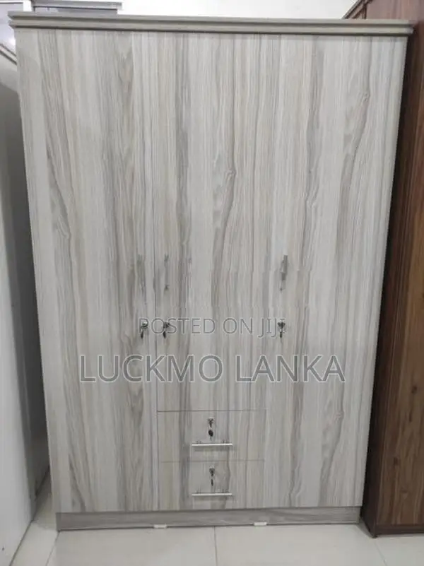 New 3 Door Melamine Cupboard (T14)