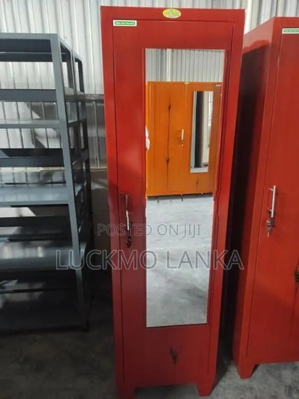 New 6x1.5 Size One Door Steel Cupboard With Mirror (T5)