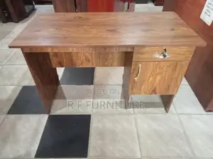 Melamine Writing Table with Cupboard 4 by 2