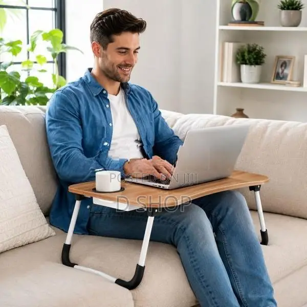 Bed Table - Laptop with cup & Tab holder