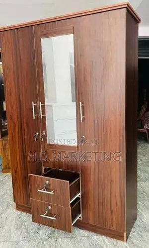 3 Door Melamine Dising Wardrobe -Hpwb03