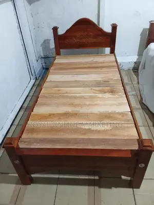 Teak 6 by 4 Arch Bed (72-48) (B-12)