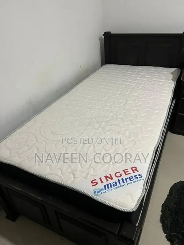 SINGER SPRING MATTRESS with Single Bed