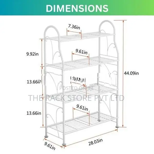 4 Tier Metal Plant Stand Rack