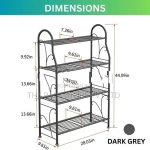4 Tier Metal Plant Stand, Rack, Show Rack