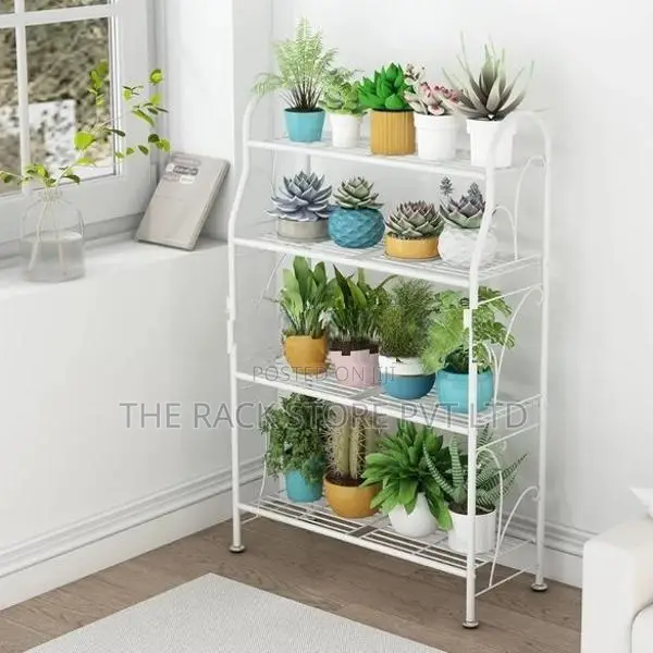 4 Tier Metal Plant Stand Rack