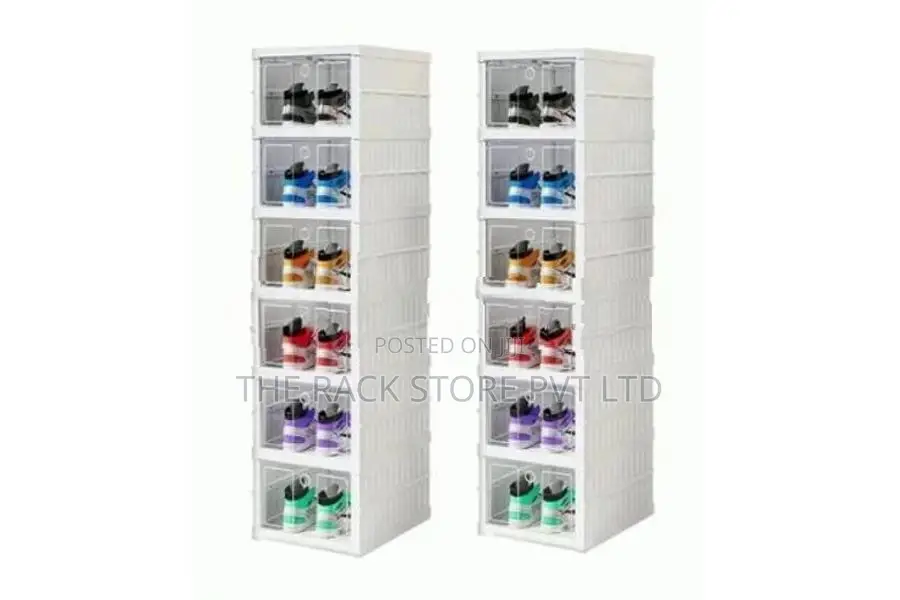 6 Tier Foldable Shoe Storage Cabinet – Rack