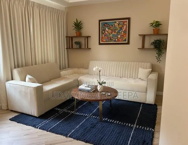 Luxury L Sofa Set