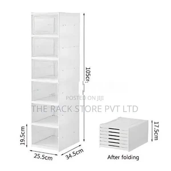 6 Tier Foldable Shoe Storage Cabinet – Rack