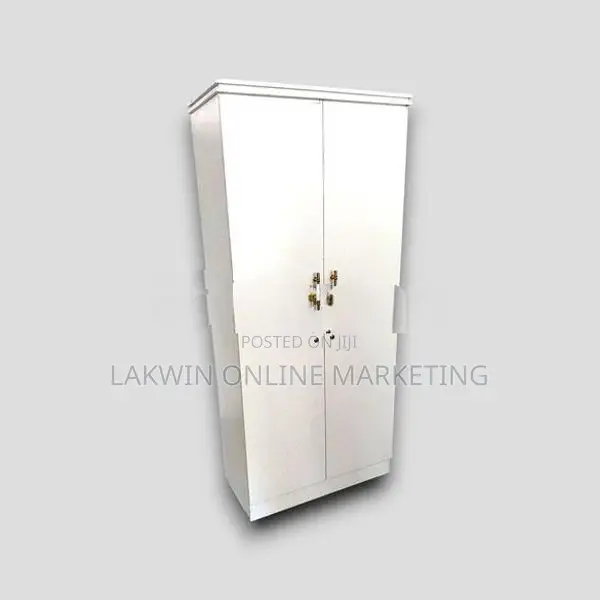 Melamine 2D Wardrobe - White