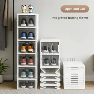 6 Tier Foldable Shoe Storage Cabinet – Rack