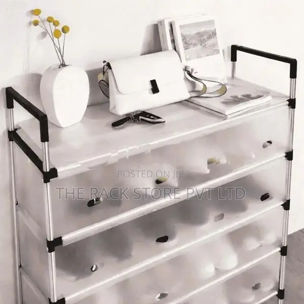 7 Tier Covered Shoe Rack – Foldable Storage Cabinet