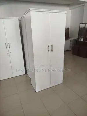 Melamine 2D Wardrobe - White
