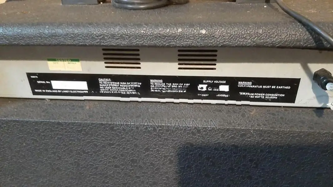 Laney Back Amp