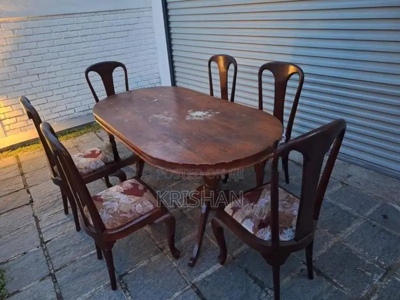 6 Seater Wooden Dining Table