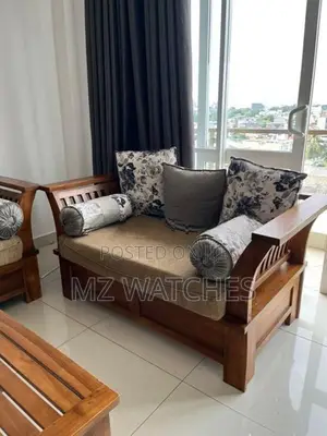 Solid Teak Sofa Set (3+2+1) with Coffee Table