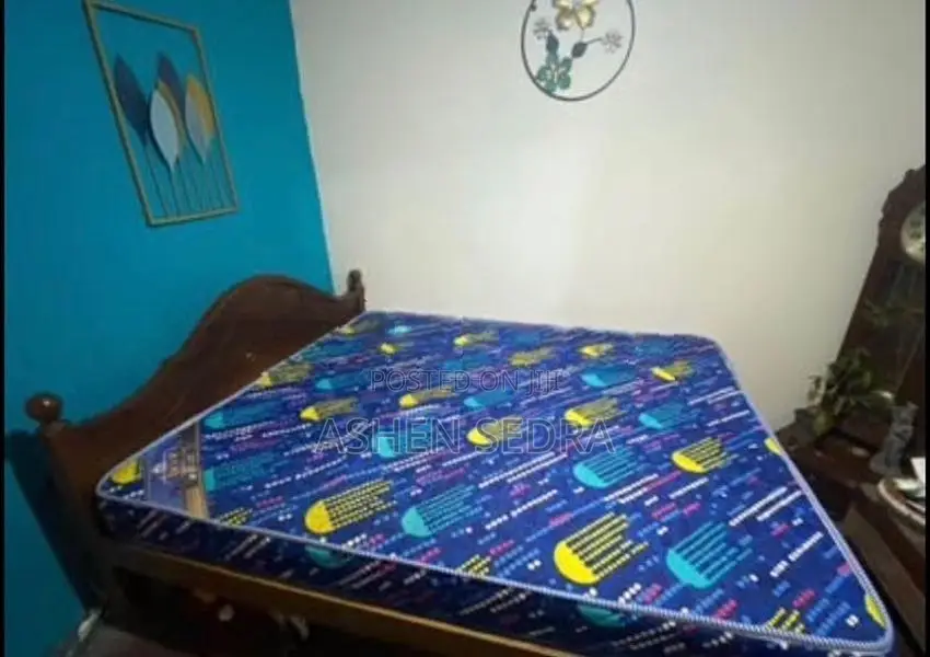 6*5 Teak Arch Bed with Arpico Duke Mattress