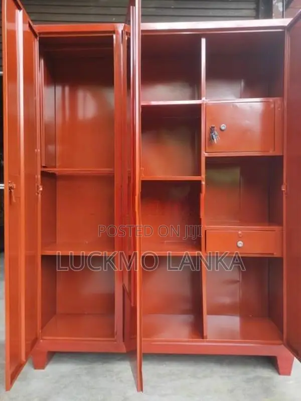 New 3 Door Steel Cupboard With Mirror (U1)