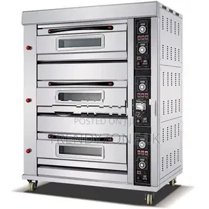Industrial Gas Oven 3 Deck 6 Trays (Unique)