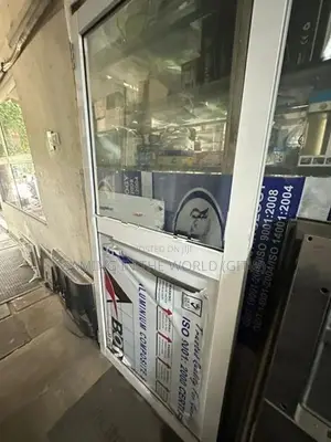 Brand New White Aluminum Glass Door