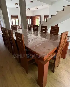 Table with 10 Chairs