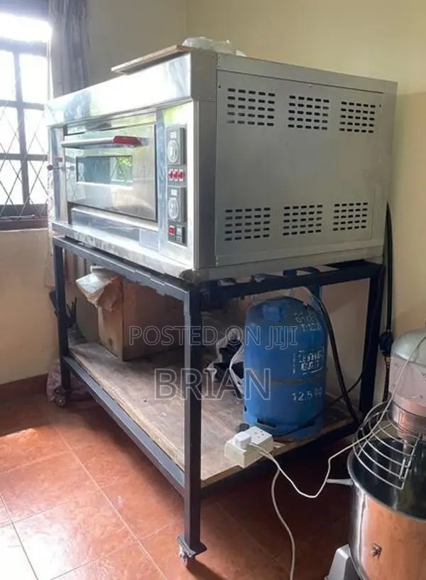 One Deck Two Tray Gas Oven with Stand