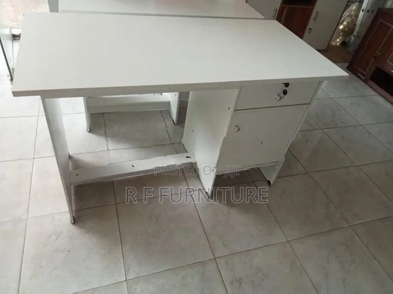 Melamine Writing Table with Cupboard 4 by 2