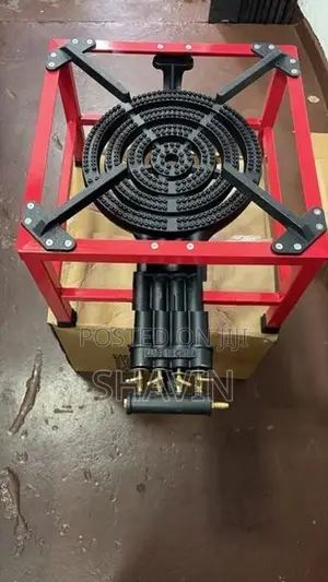 Cast Iron Industrial Gas Burner (with Frame)