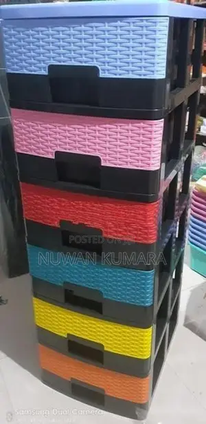 plastic carbord 6 drawers
