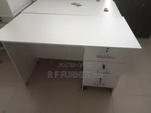 Melamine Writing Table with Cupboard