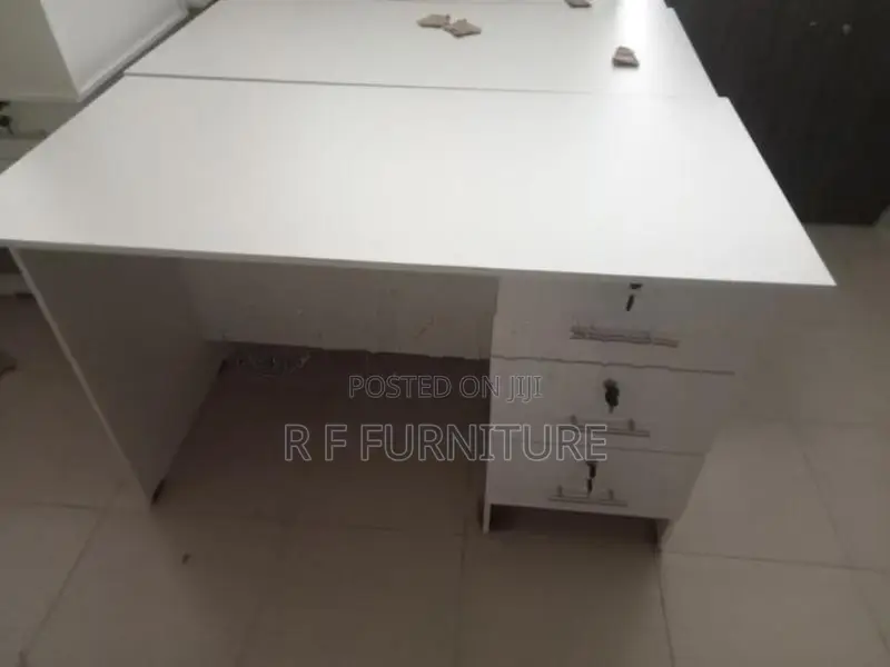 Melamine Writing Table with Cupboard