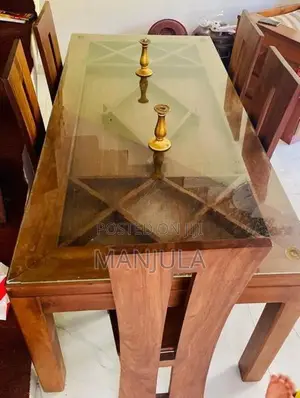 Teak Dining Table with 6 Chairs