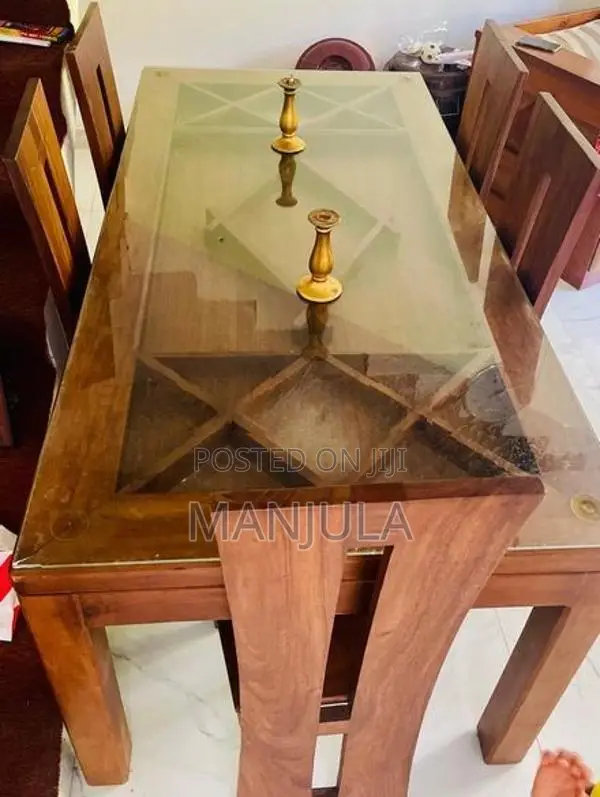 Teak Dining Table with 6 Chairs