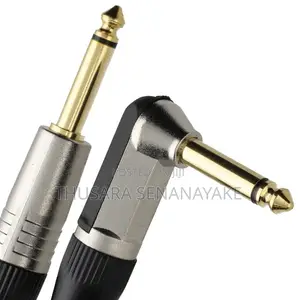 MONO Jack 6.35mm Guitar/Amp/Cab Audio Instrument Cable Lead 6m