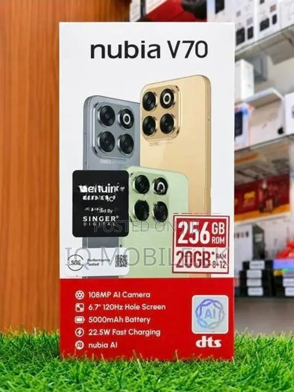 ZTE nubia V70 20GB 256GB 108MP (Brand New)