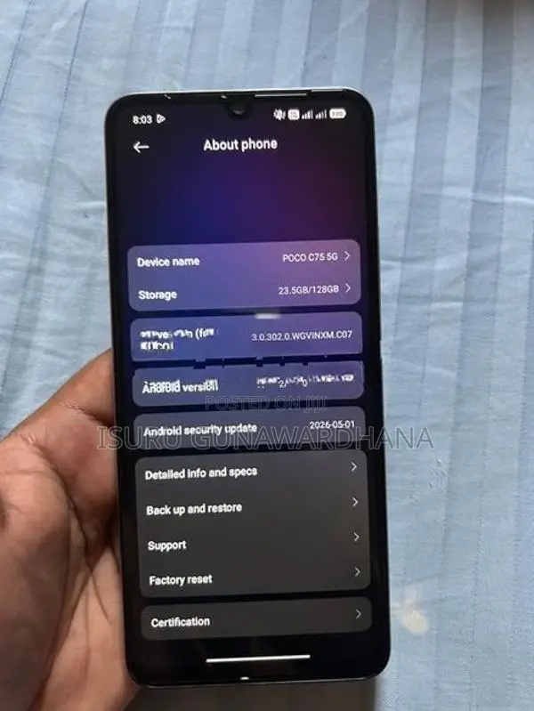 Xiaomi Poco C71 C75 5G (Used)