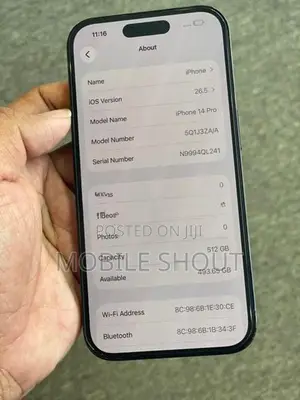 Apple iPhone 14 Pro 512GB (Used)