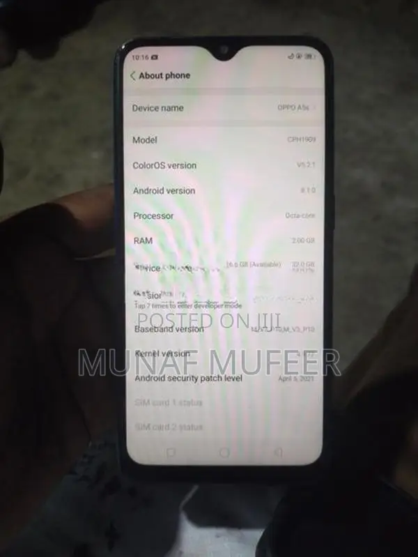 Oppo A5s (Used)