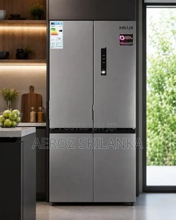 HILUX French 4 Door Inverter AI Technology Refrigerator _ 424L