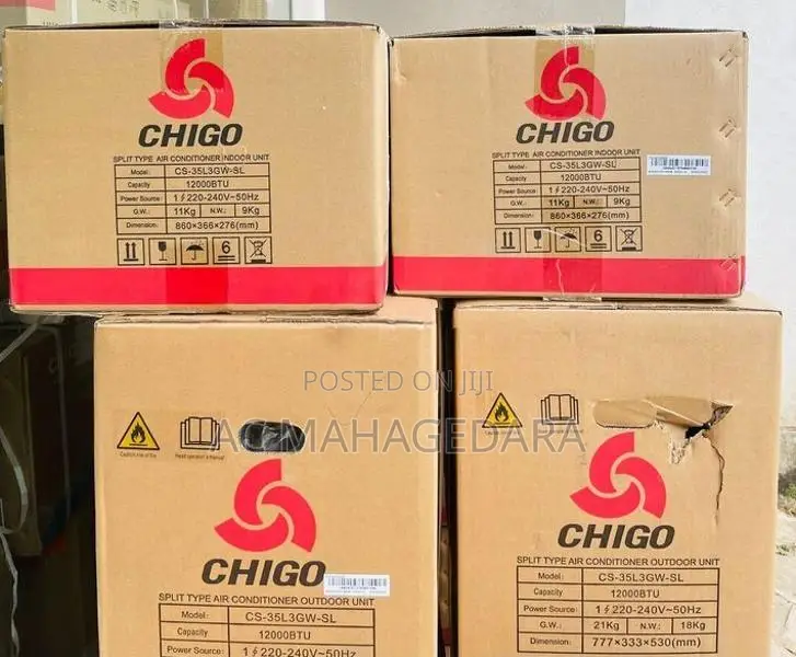 Chigo Smart Inverter Brand New Air Conditioner R32 Gas