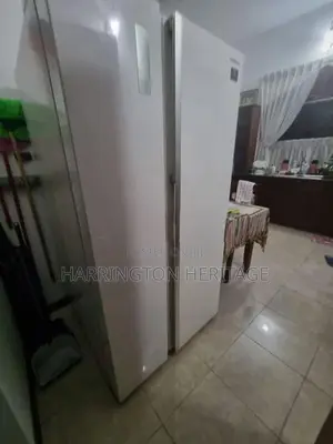 Double door side by refrigerator