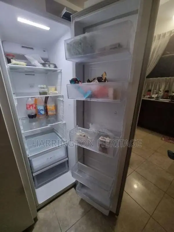 Double door side by refrigerator
