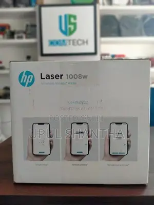 HP LaserJet 1008W Wireless Black White Printer