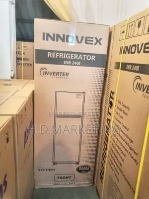 Innovex 240L Double Door Fridge -IDR240