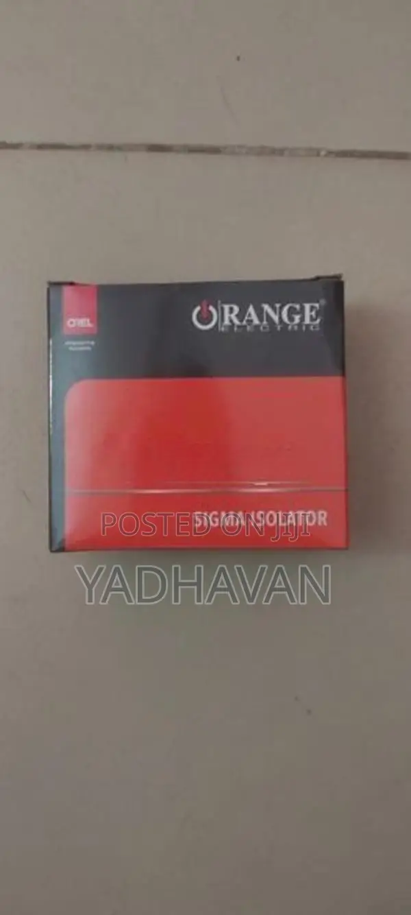 Orange Electric Double Pole Isolator